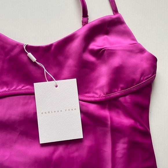 NTW Authentic Endless Rose Cut Out Detail Satin Maxi Dress - Picture 5 of 7